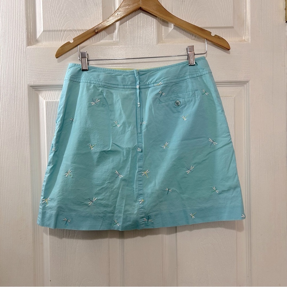 Lilly Pulitzer Dragonfly Skort With Pockets Teal Blue Size 6 White Label Tag - Picture 8 of 8